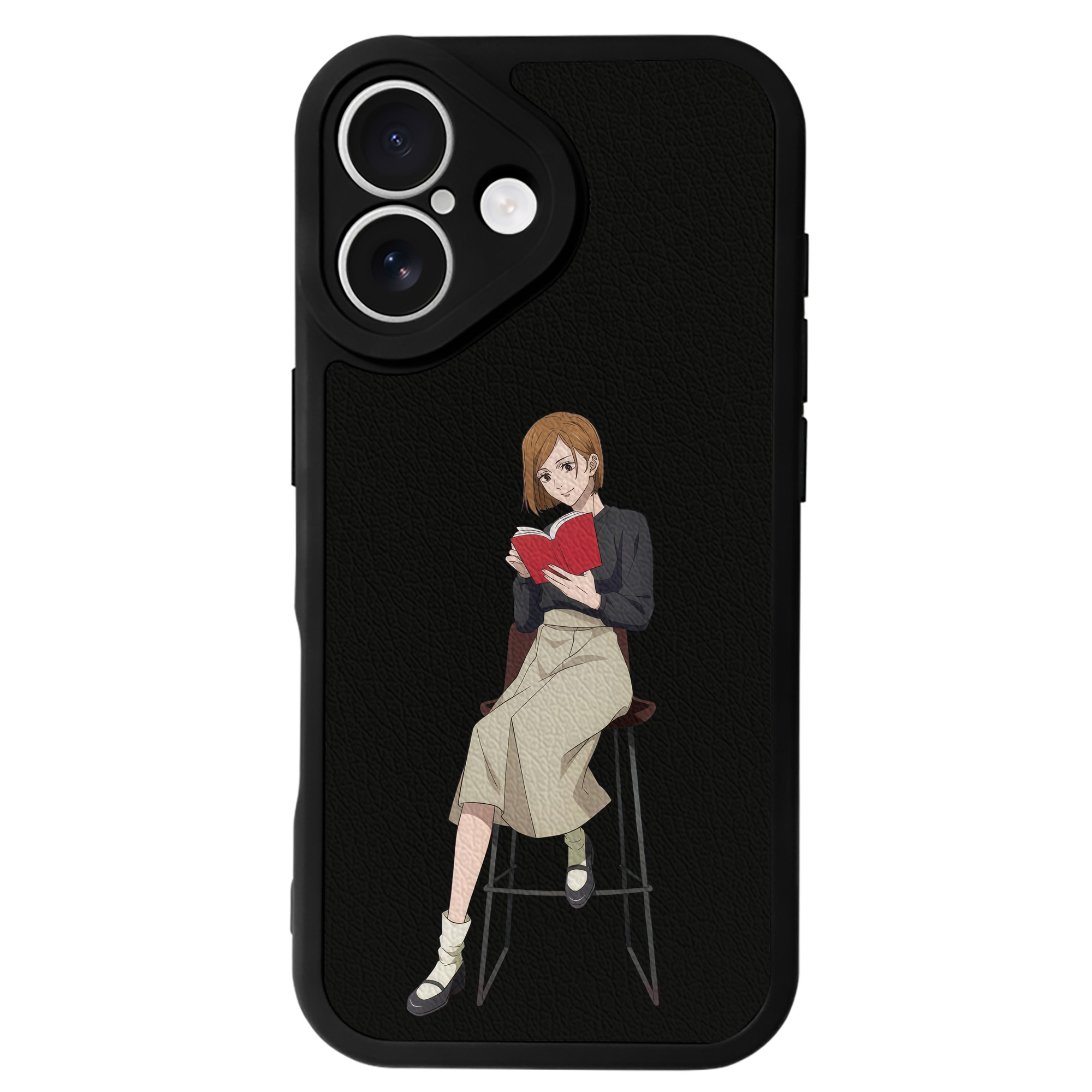 （画像用） 呪術廻戦 Jujutsu Kaisen 【iPhone 16シリーズ対応】シリコンスマホケース（レザー調） 材質：シリコン